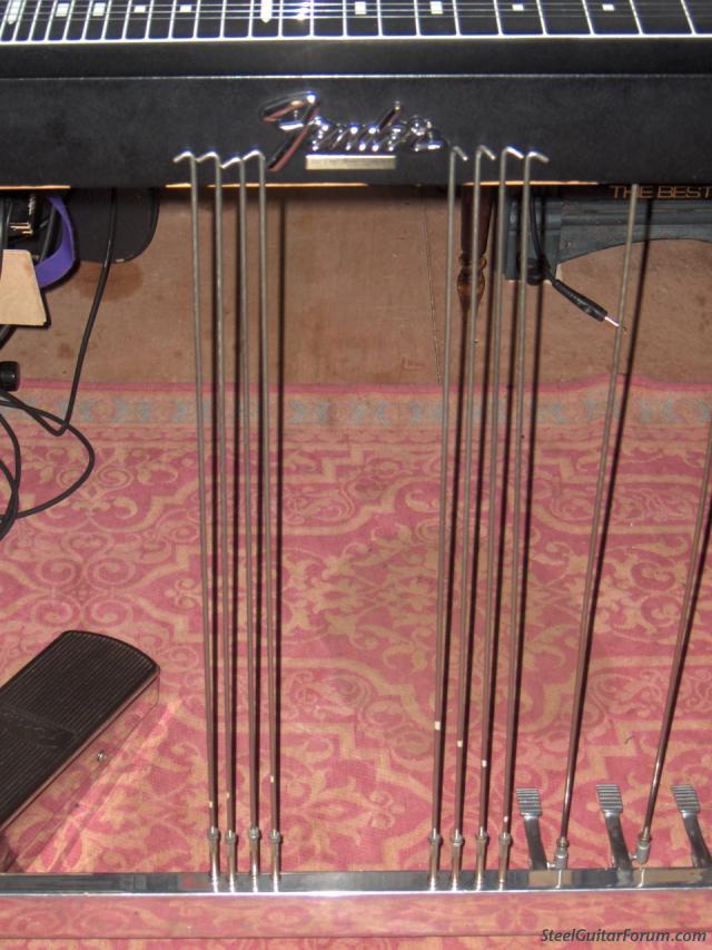 8 FENDER PEDAL STEEL RODS 1000 series? Up For Auction The Steel