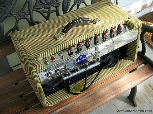 Custom upscale Peavey Classic 30 amp head retubed The Steel