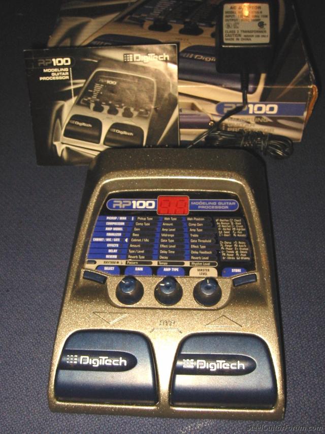 Digitech Effects Pedal, Practice Tool, Recording Amp : The Steel Guitar