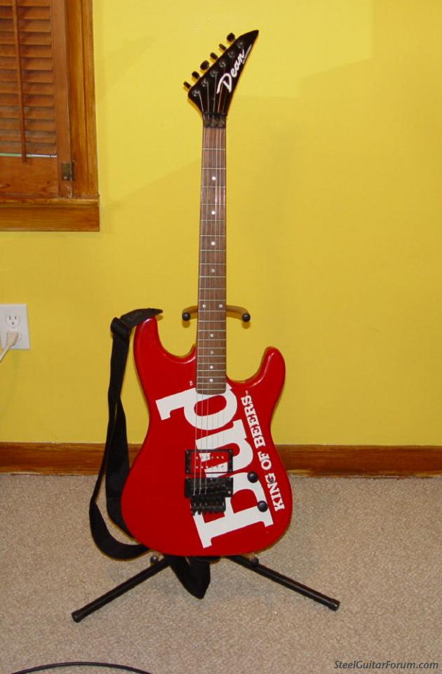guitar budweiser dean electric need steel playing topic info