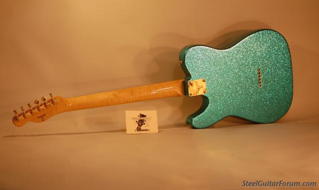 master built blue sparkle telecaster The Steel Guitar Forum