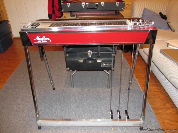 SOLD! Red Mullen Pedal Steel Guitar in Very Nice Condition! The Steel