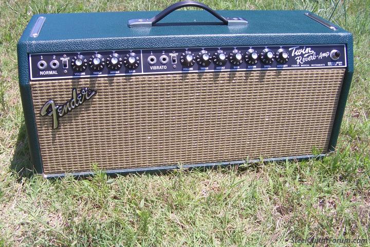 71 Twin Reverb In Head Cabinet Please Close The Steel Guitar