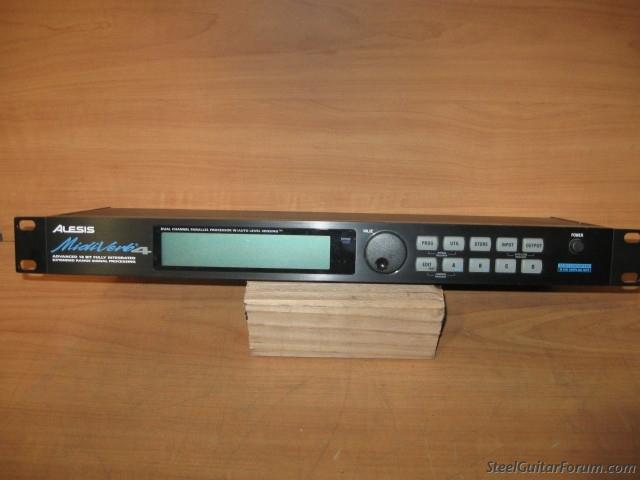 Rack mount multi effects unit...ALESIS MIDIVERB 4 : The Steel Guitar Forum