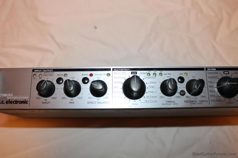 TC Electronics M300 Reverbdelay Rack Mounted The Steel Guitar Forum