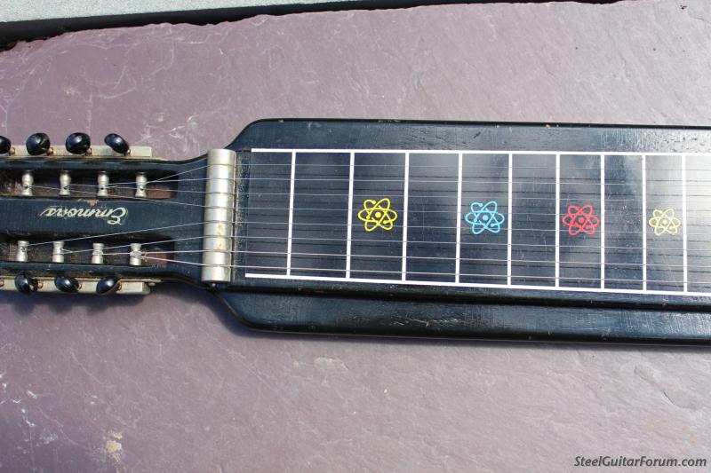 Lap steel on sale string spacing