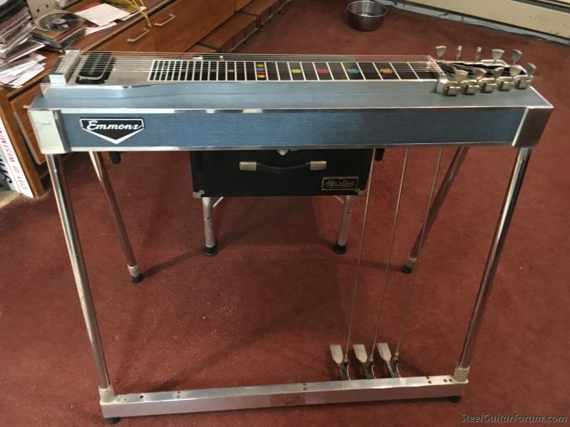 Early Mid 70 S Emmons S10 With Denim Finish The Steel Guitar Forum