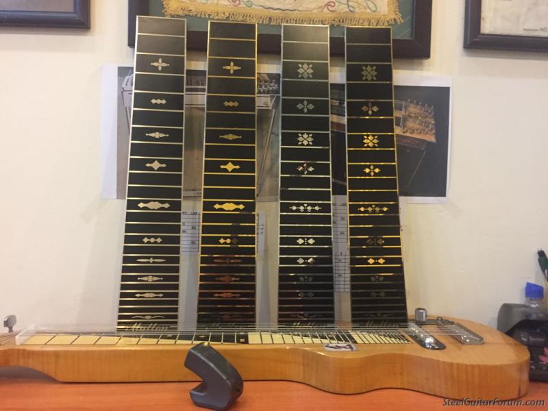Lap sale steel fretboard