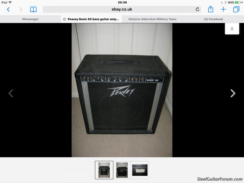 Peavey basic 60 bass amp best sale
