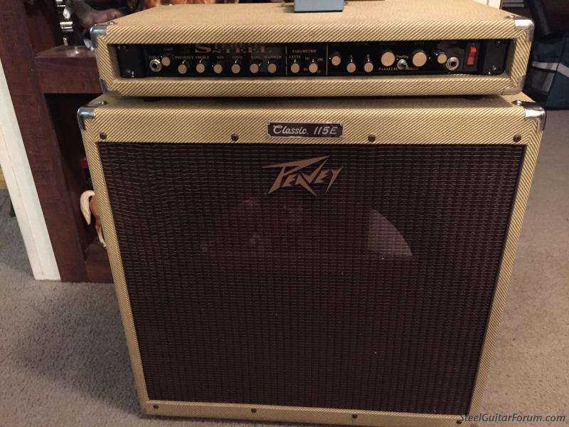 Tweed Peavey Classic 115e Cabinet Sold The Steel Guitar Forum