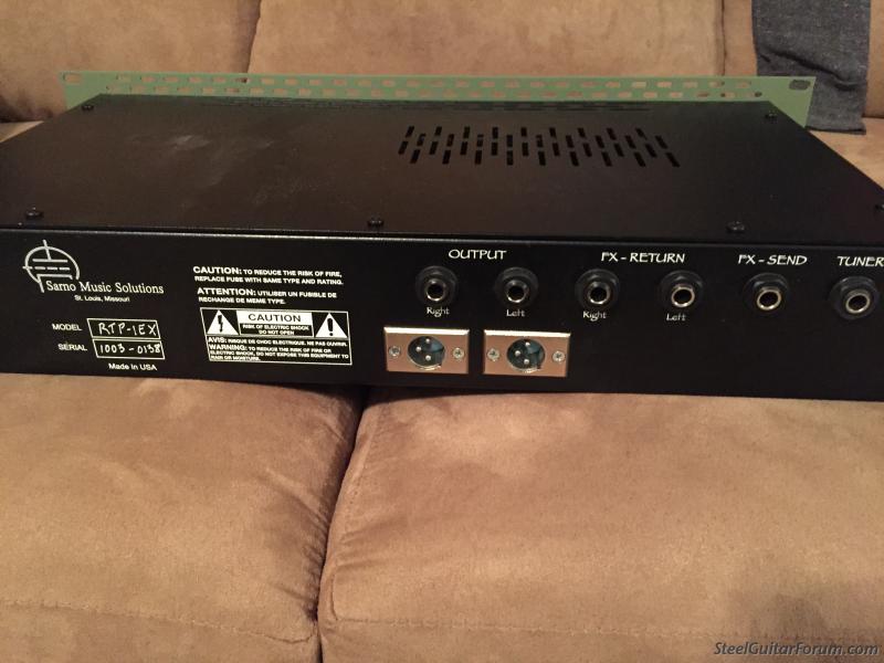 Sarno Revelation Tube PreampSOLD The Steel Guitar Forum