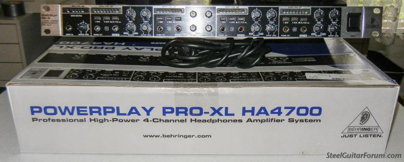 Behringer Power Play Pro-XL HA4700 Headphone Amp **Lower** : The