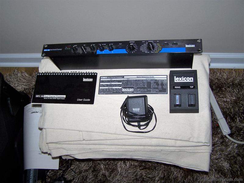 lexicon mpx-100 manual Lexicon mpx 100 dual channel processor manual.