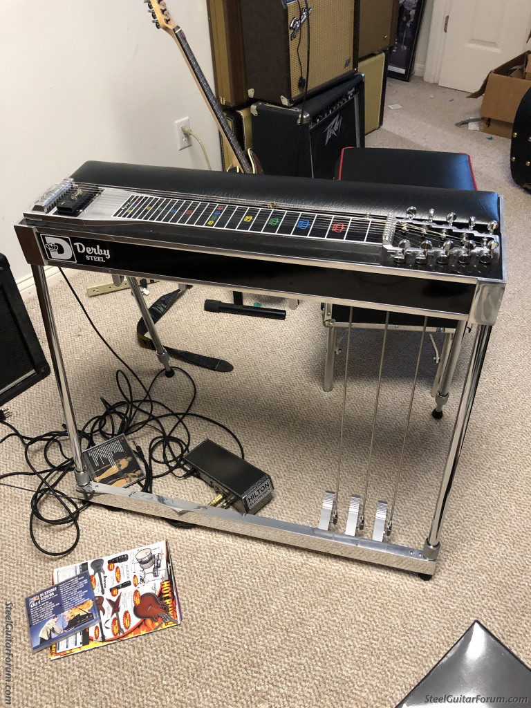Derby Pedal Steel , single 10, Emmons set Up The Steel Guitar Forum
