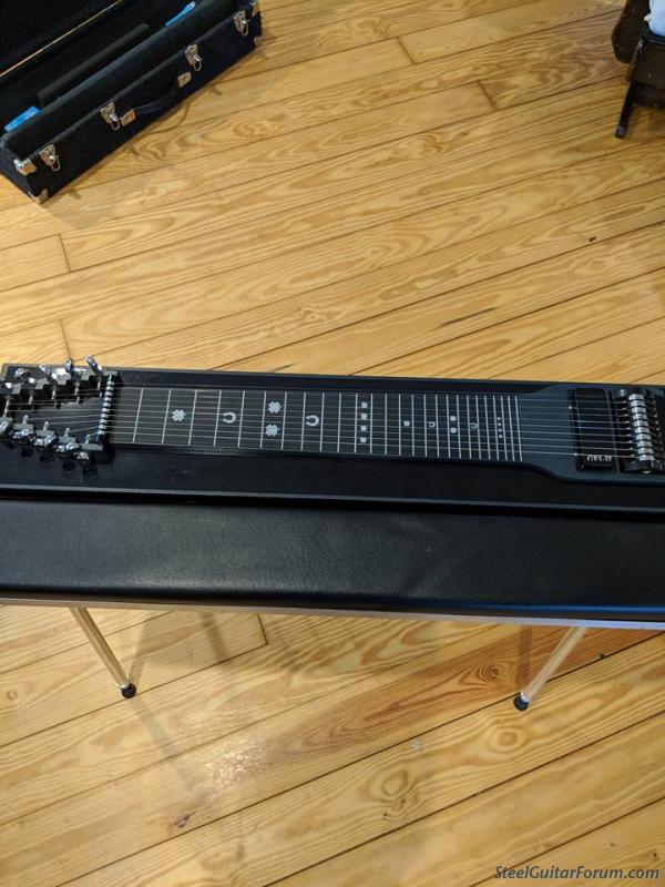 [SOLD] GFI Expo Pedal Steel Guitar with Pad 1750 The Steel Guitar