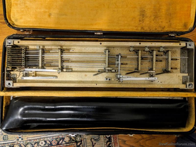 Sho Bud 6139 Blonde circa 1973 case. The Steel Guitar Forum