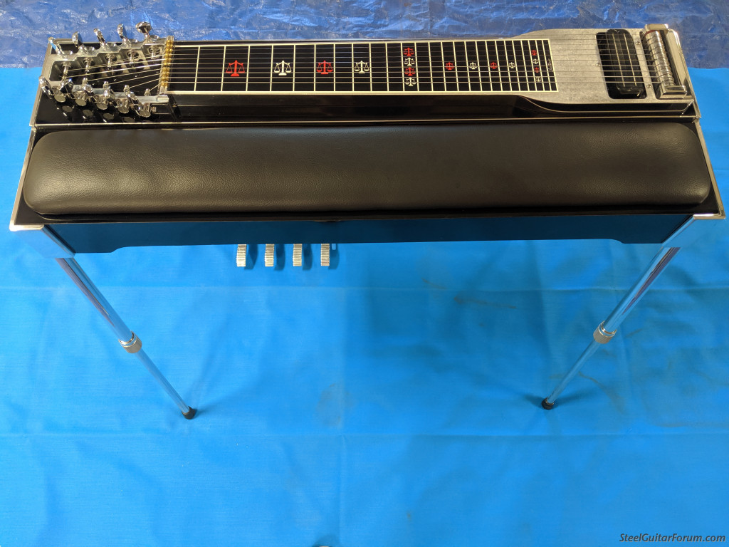 Beautiful Black Justice Judge pedal steel. The Steel Guitar Forum