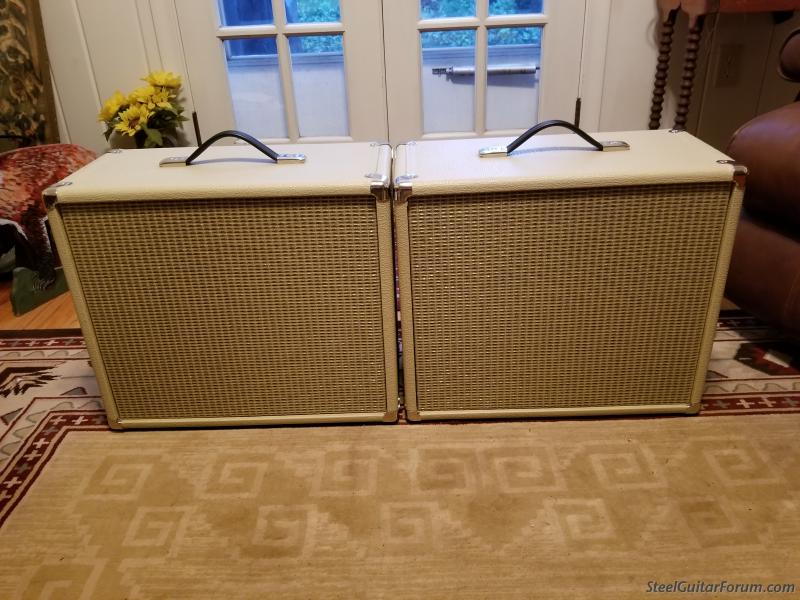 Pair of Johnson 112 Speaker Cabs with 112 BW 1201 Speakers The Steel