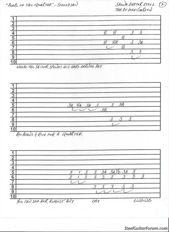 "PearlOfTheQuarter"Steely DanSkunk Baxter Steel The Steel Guitar Forum