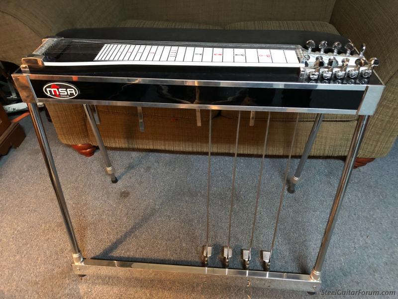 Msa Single Neck Pedal Steel Gently Used The Steel Guitar Forum
