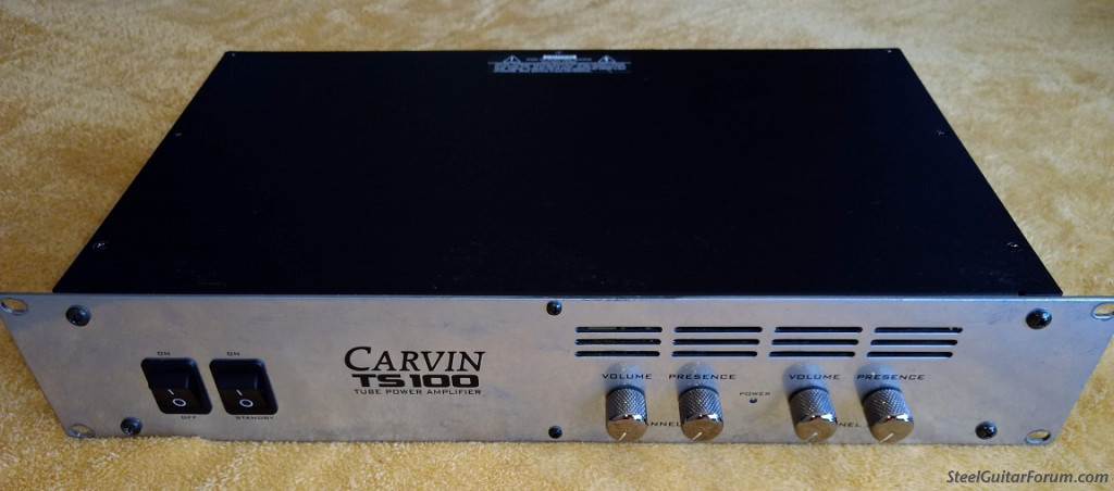 Carvin TS100 Tube Power Amp SOLD The Steel Guitar Forum