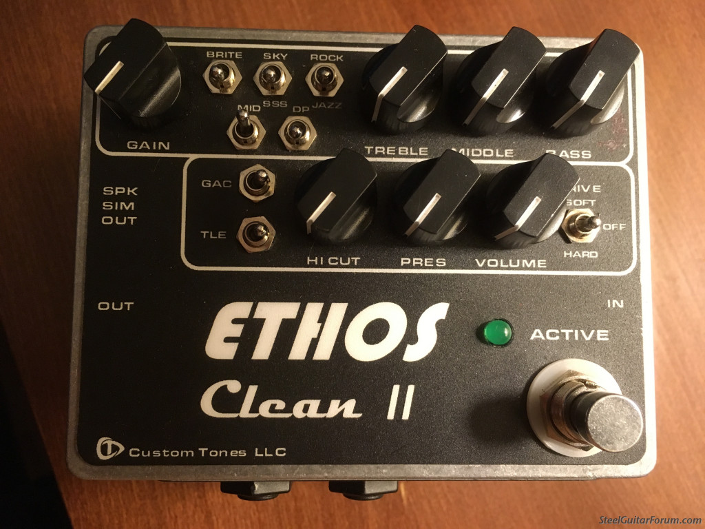 Custom Tones Ethos Clean II Amplifier The Steel Guitar Forum