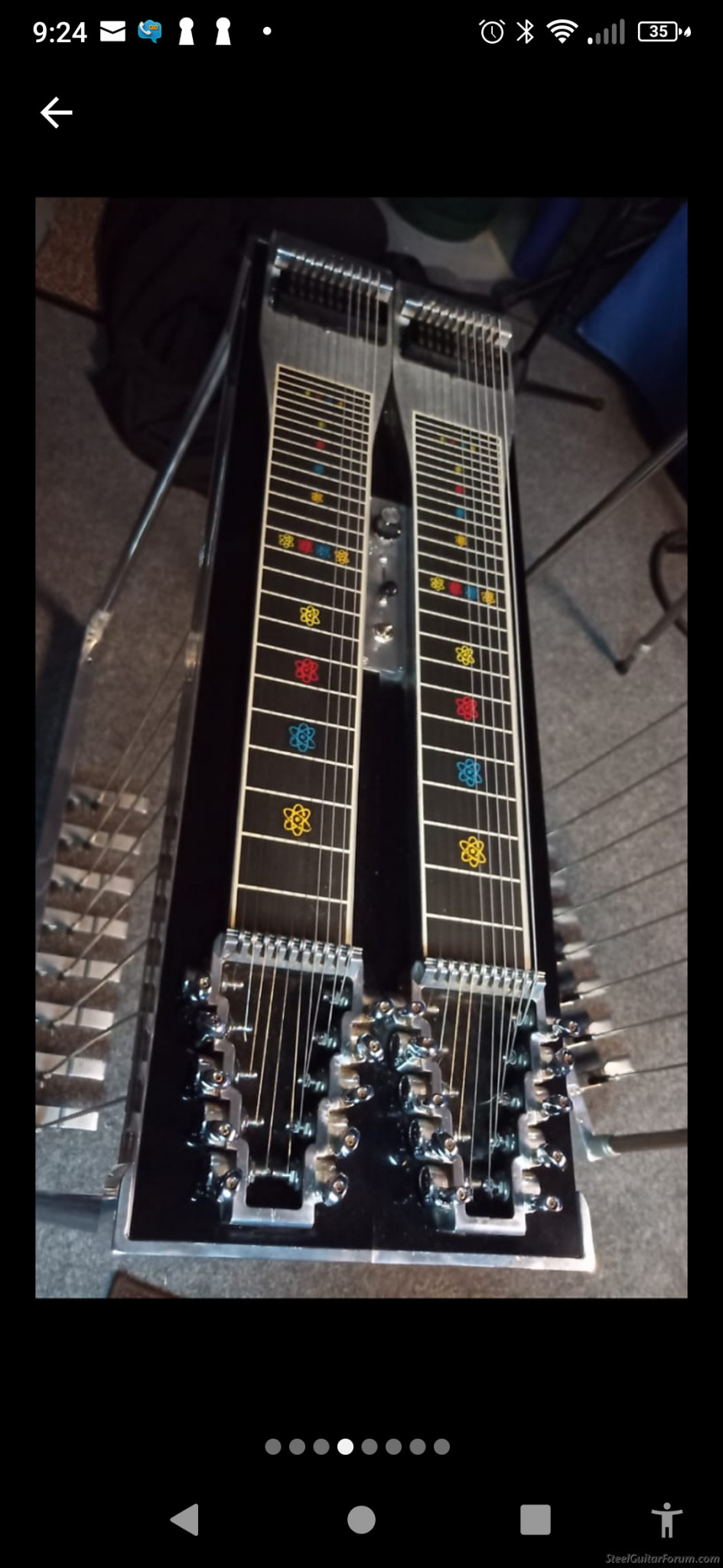 Emmons SKH D10 black telonics pickups 3600 The Steel Guitar Forum