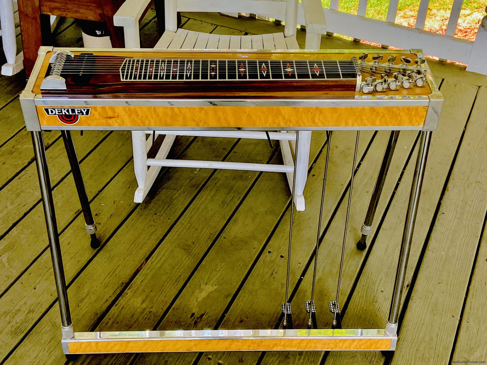 weight of d-10 emmons steel guitar out of the case