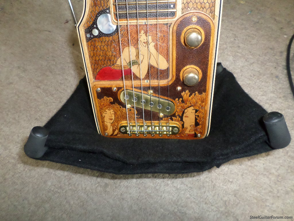 Guitar stand for Gretsch Electromatic lap steel The Steel Guitar Forum