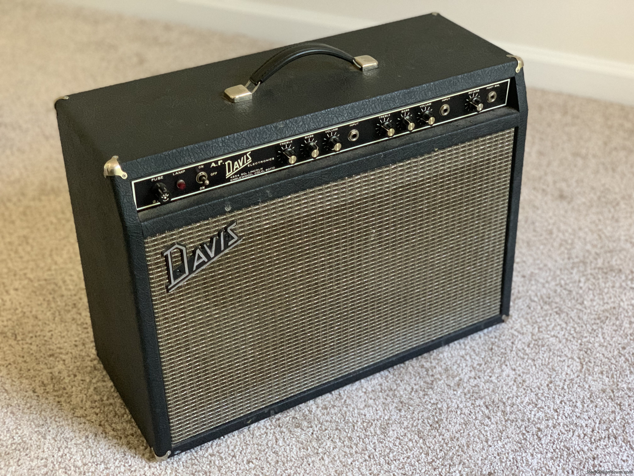 AF Davis Amp The Steel Guitar Forum