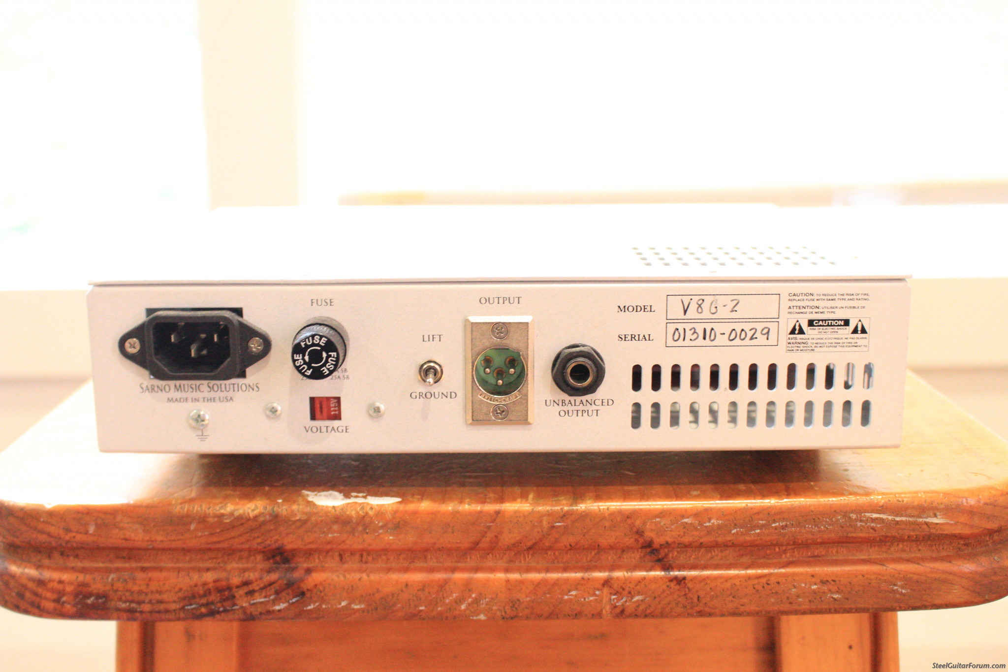 Sarno V8 550 (Sold) The Steel Guitar Forum