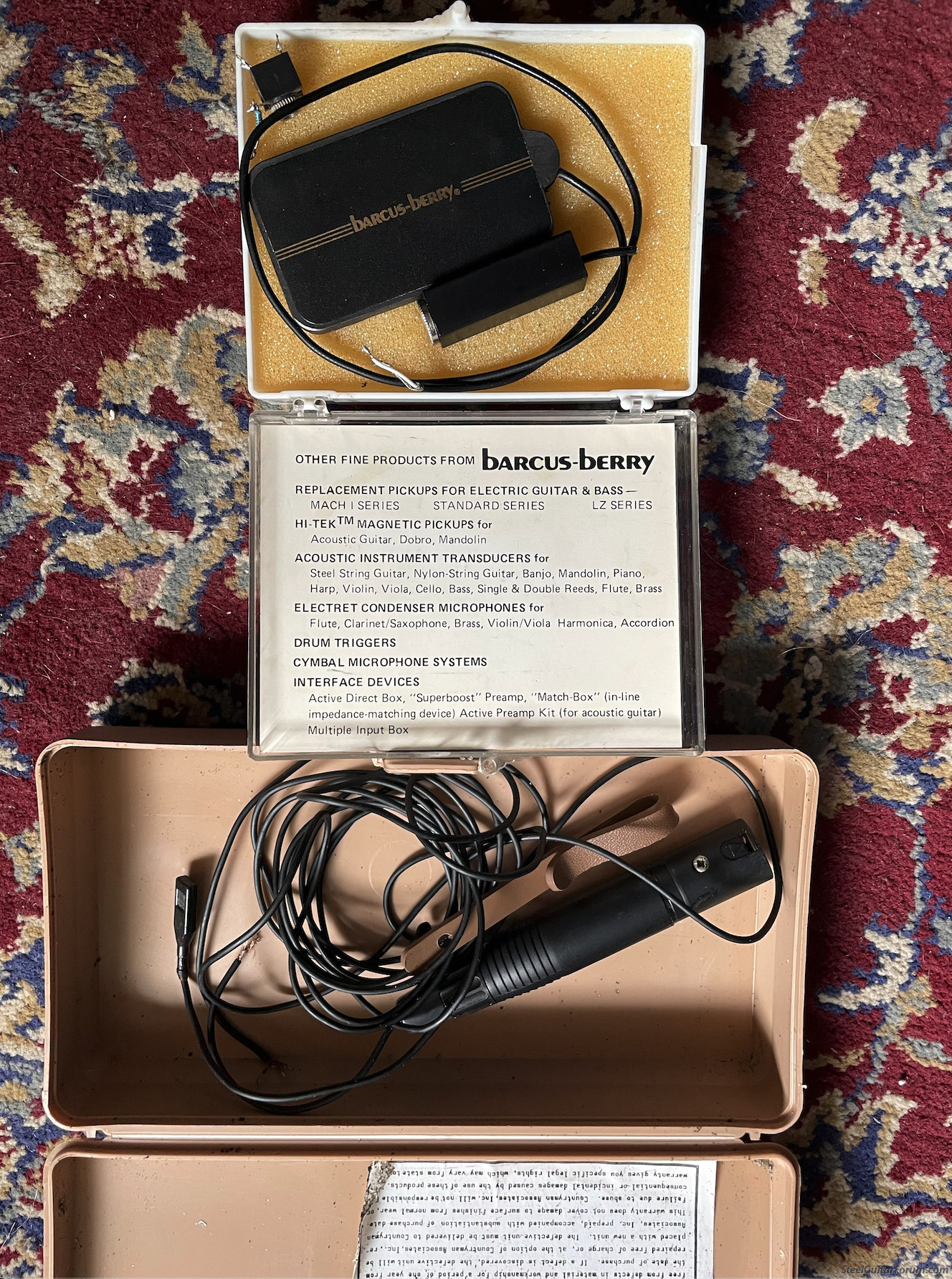 Vintage barcus 2024 berry guitar pickup