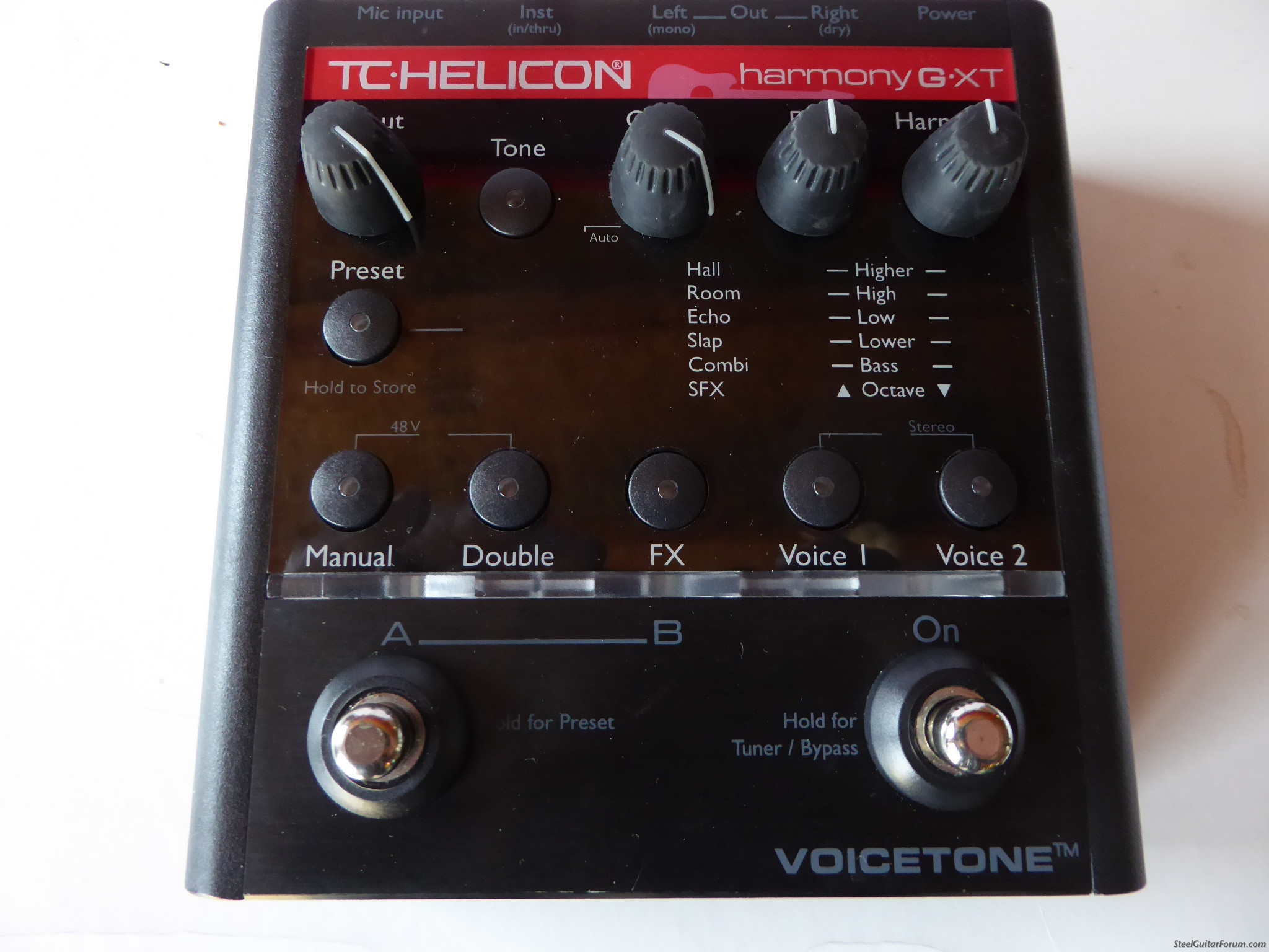 TC Helicon Harmony GXT The Steel Guitar Forum