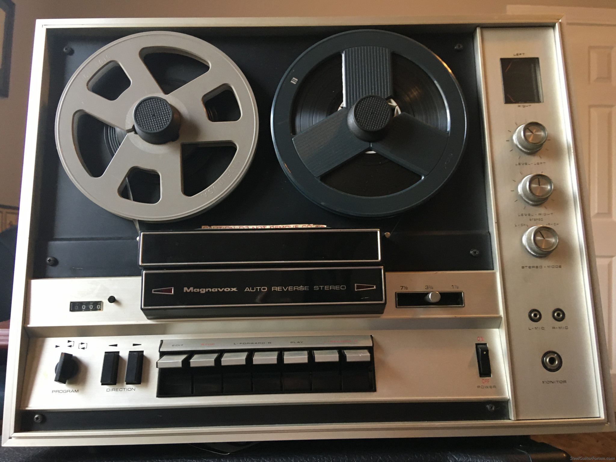 Magnovox Stereo Reel to Reel : The Steel Guitar Forum