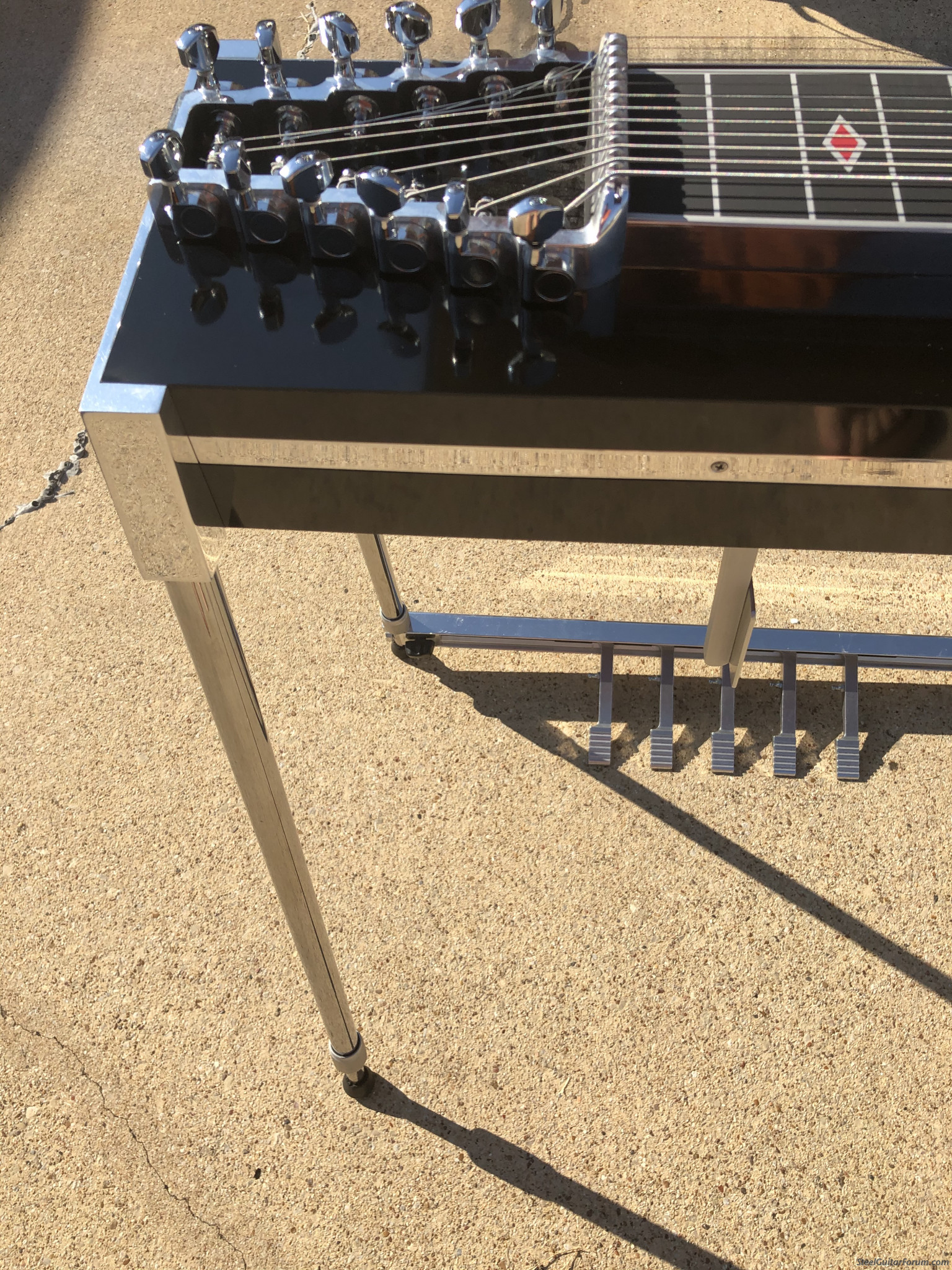 For Sale Zum Steel Black With Pearl The Steel Guitar Forum