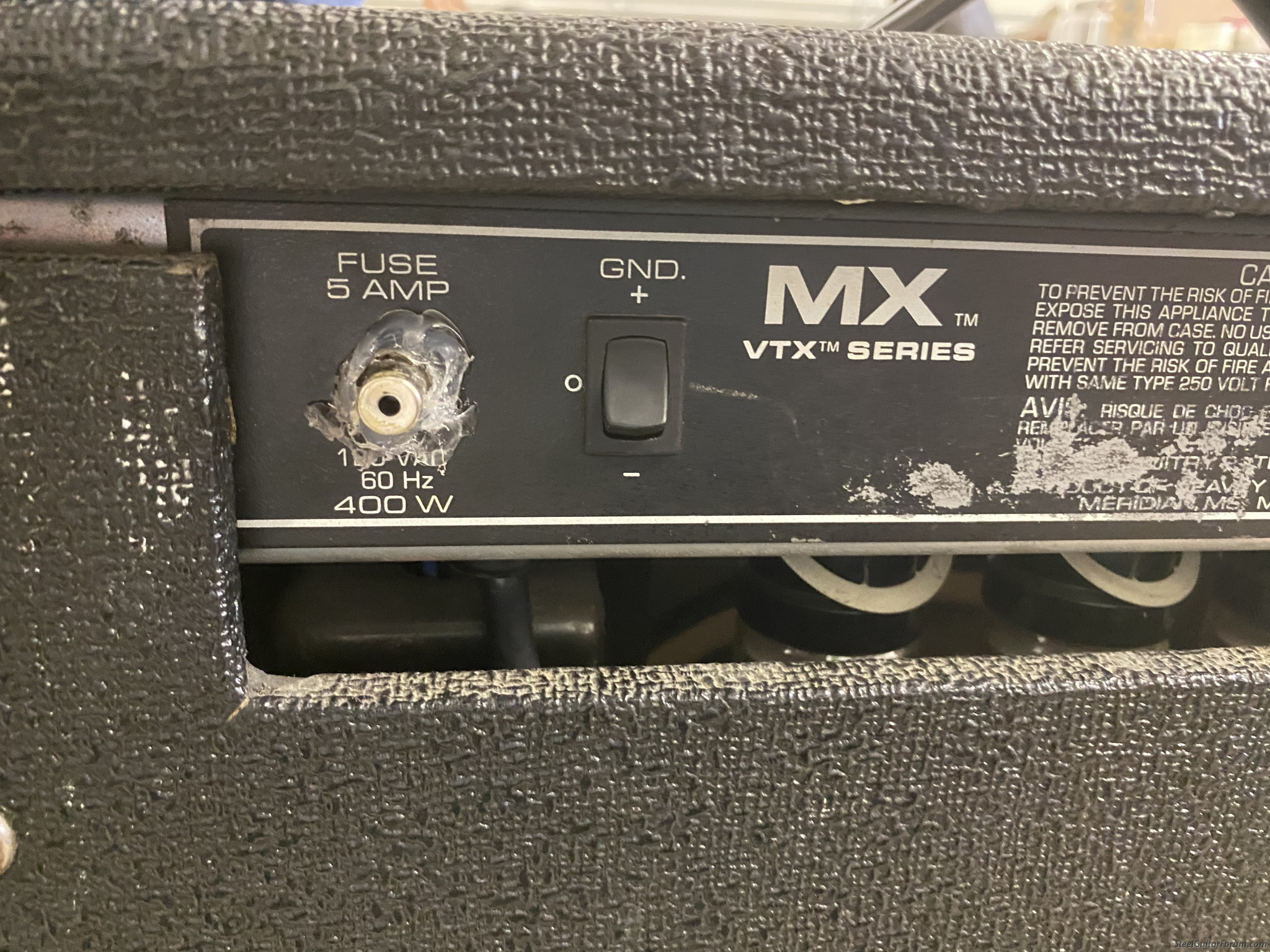 Peavey MX 112 hybrid tube steel amp? The Steel Guitar Forum