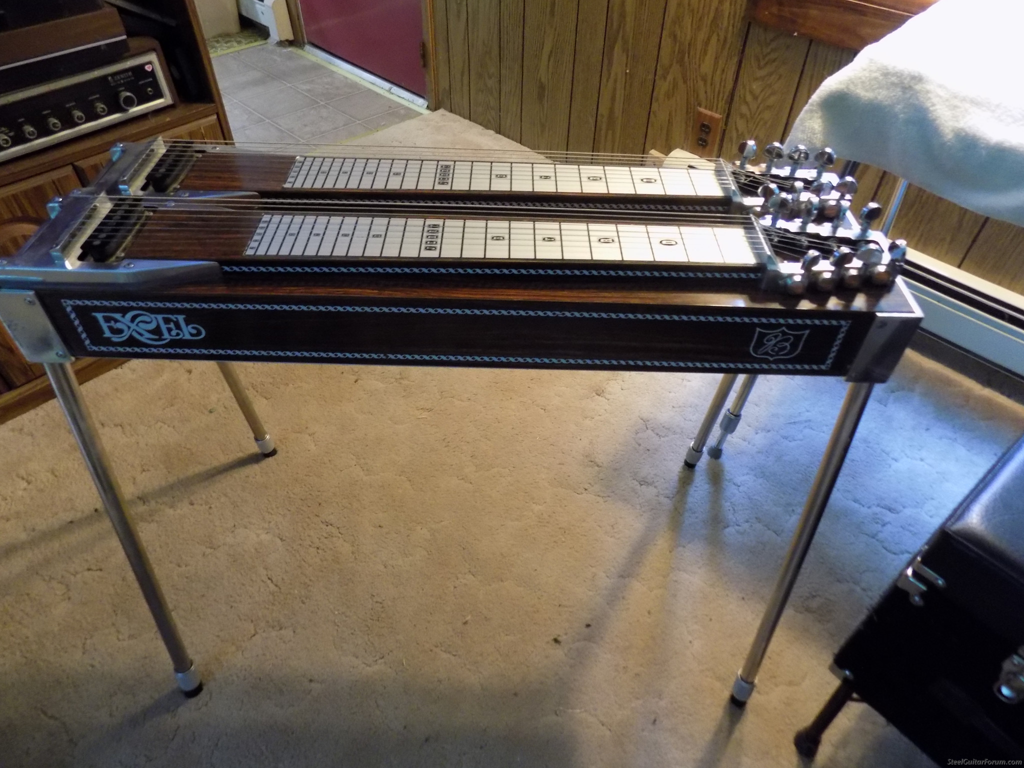 Jerry Byrd double 8Excel steel guitar 1200.00 The Steel Guitar