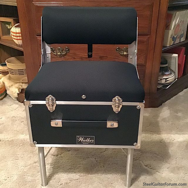 My New Walker Steel Seat The Steel Guitar Forum