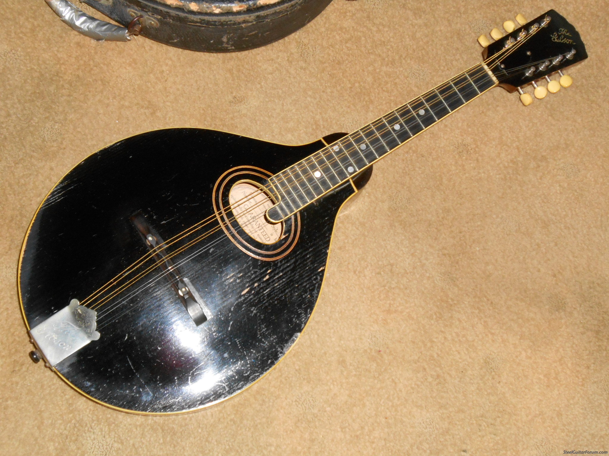 1924 Gibson MANDOLA, Loar Era, Black The Steel Guitar Forum