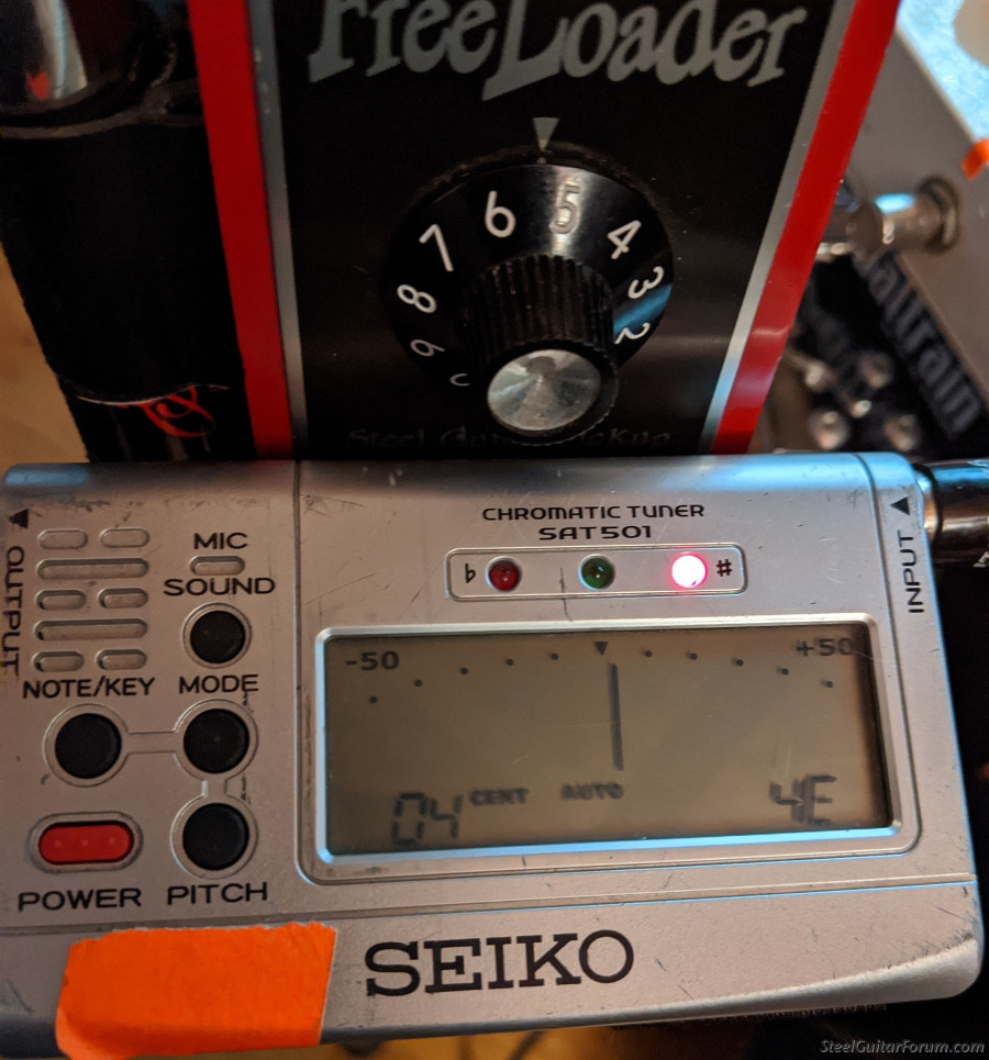 Electronic Tuner that provides hertz readouts The Steel Guitar Forum