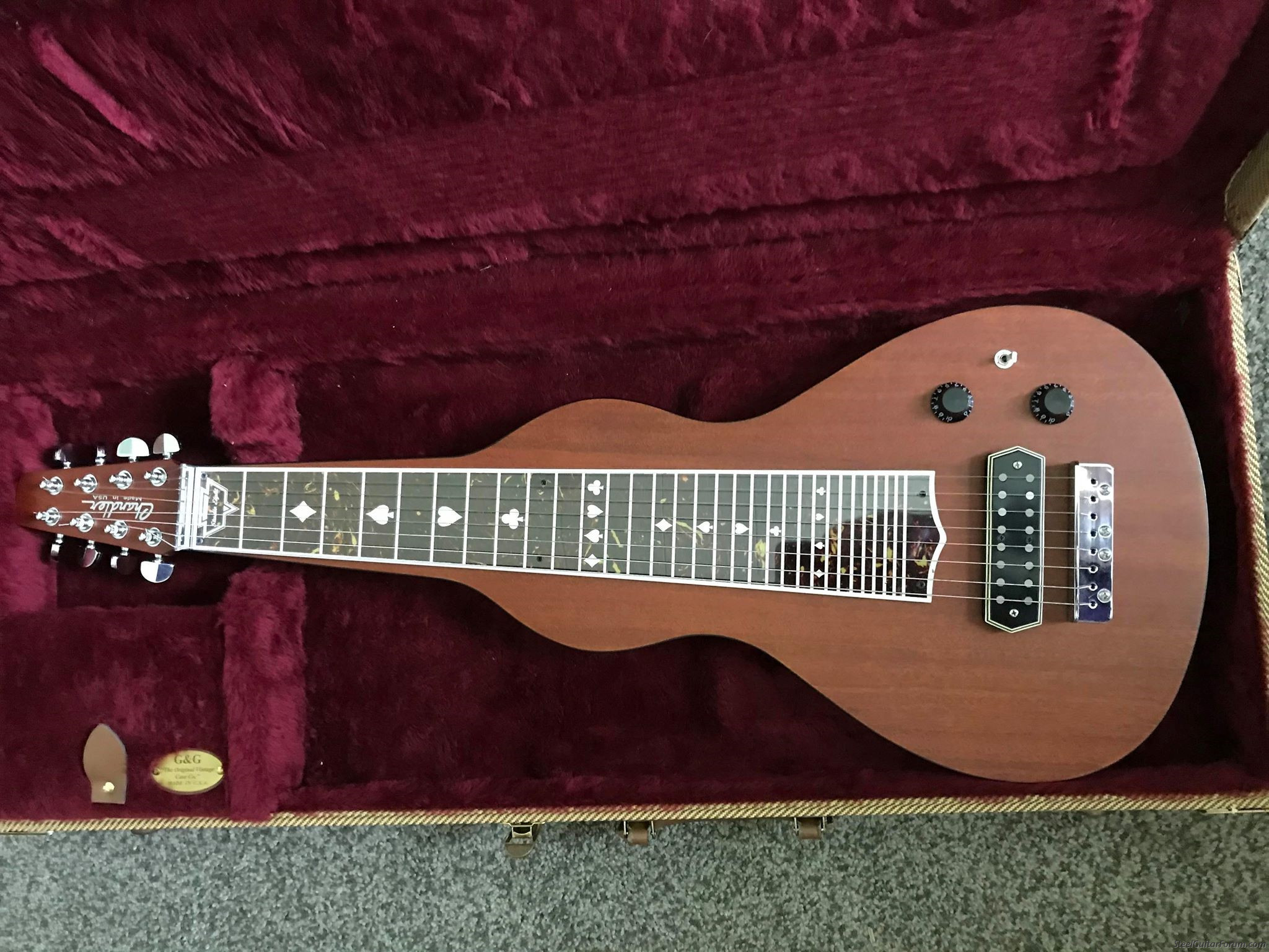 Chandler 8 String Lap Steel Sold The Steel Guitar Forum