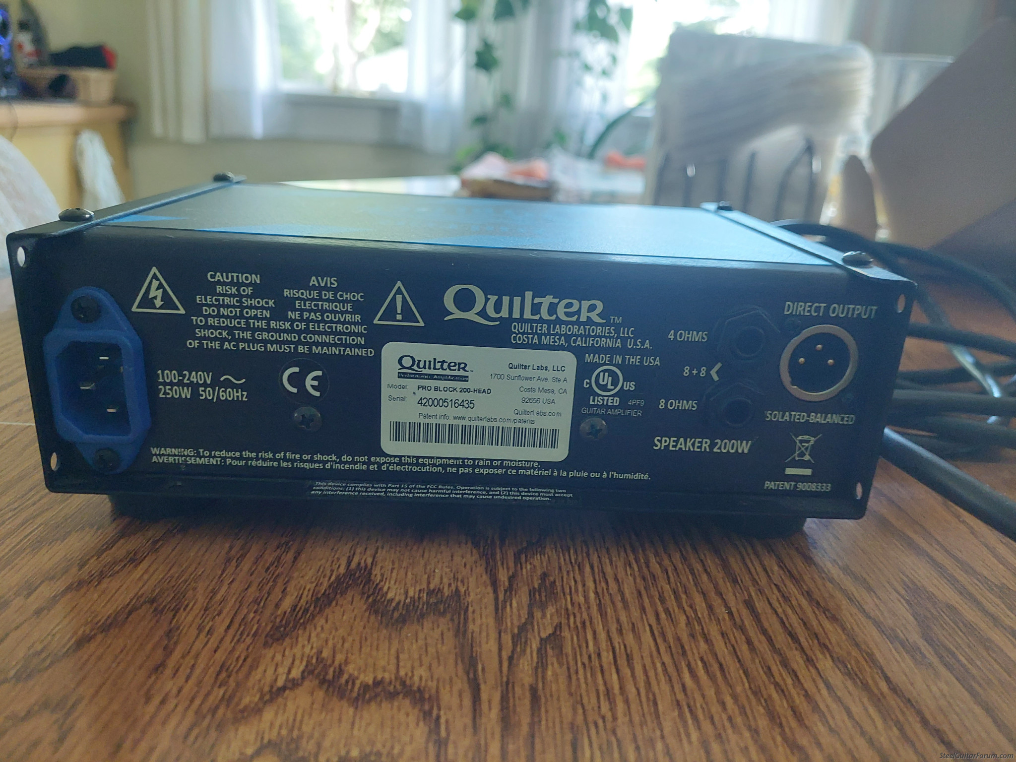 Quilter Pro Block 200 Amp The Steel Guitar Forum