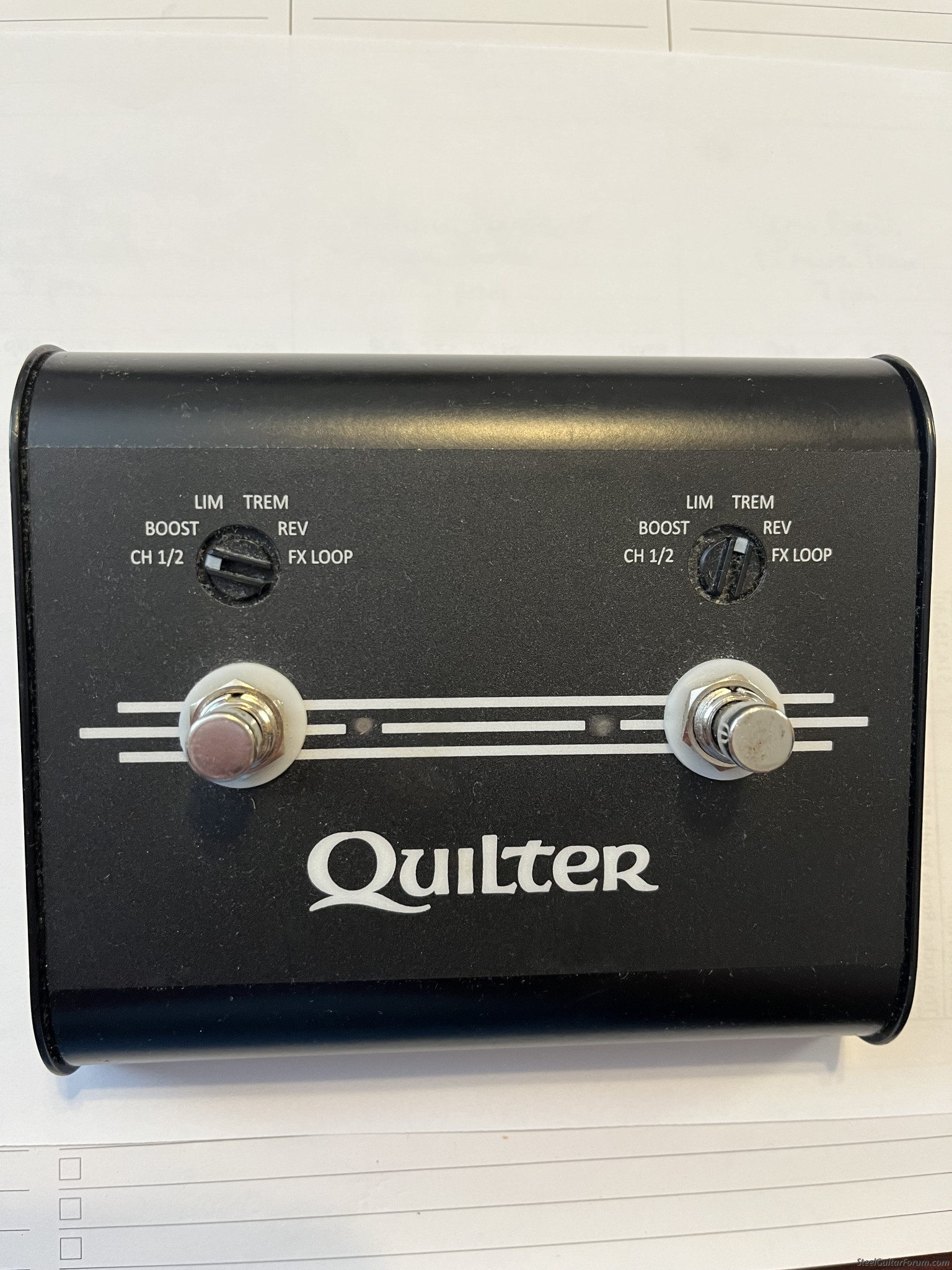 Quilter Foot Switch The Steel Guitar Forum