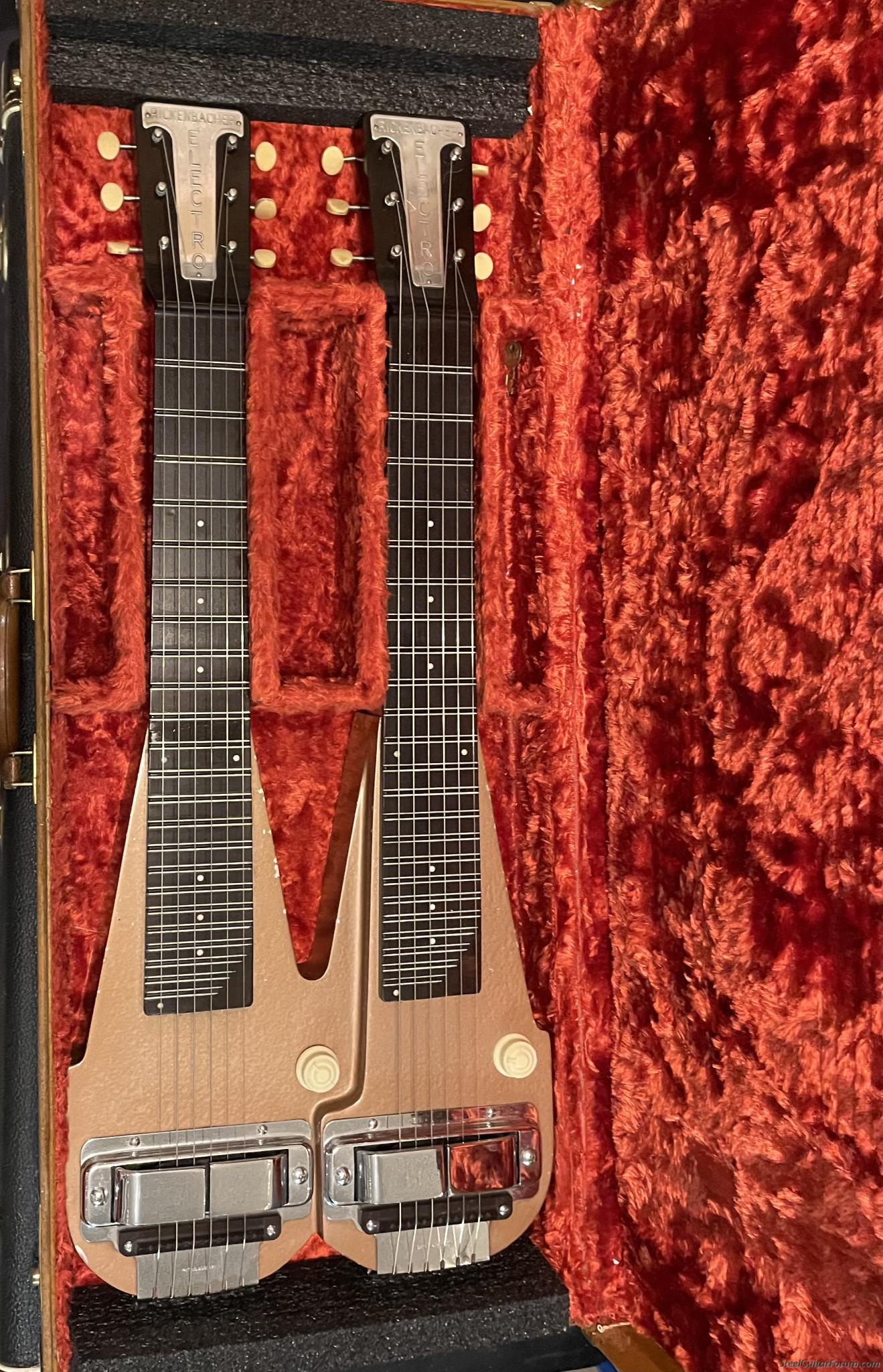 40s Rick Electro Double 6 Lap w/OHSC 649 SOLD pending pymt The Steel