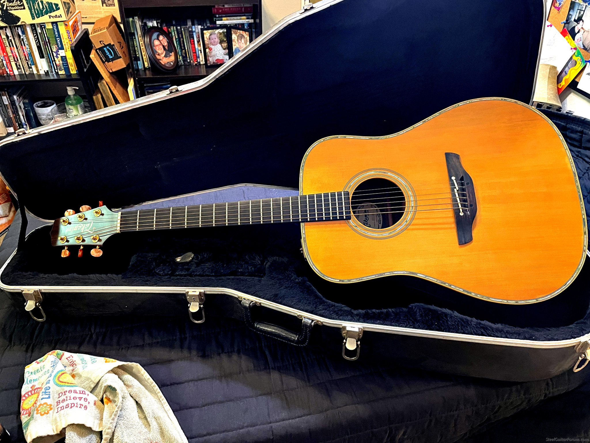 Vintage Japanese Takamine EN18 Acoustic + HSC 999 The Steel