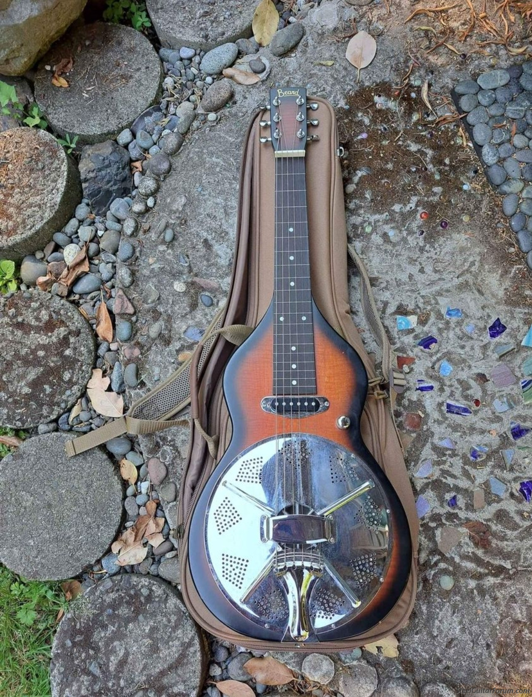 Beard Road O' Phonic and Fouke Lap Steel in California The Steel