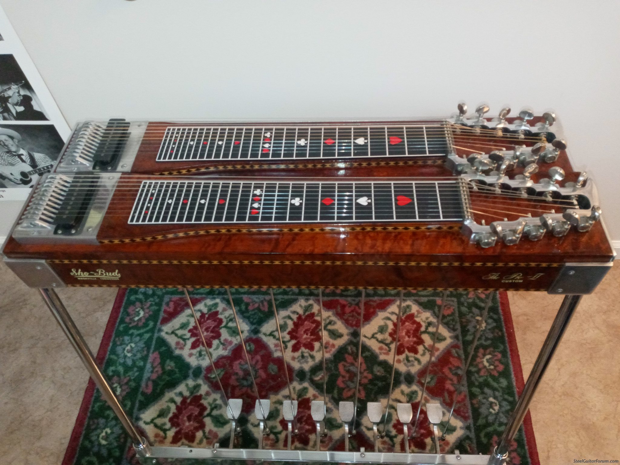 Show Bud Double Neck Pro II Steel Guitar The Steel Guitar Forum