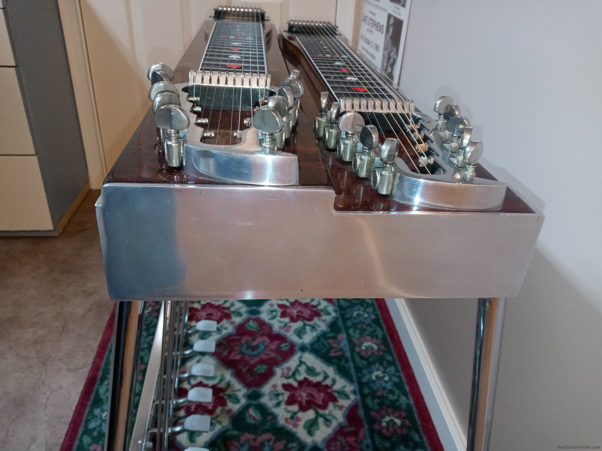 Show Bud Double Neck Pro II Steel Guitar The Steel Guitar Forum