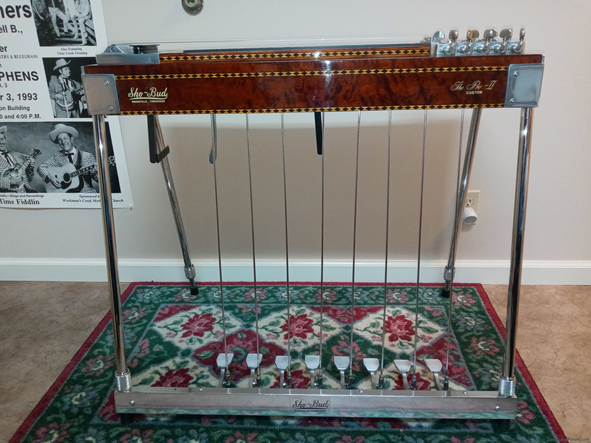 Show Bud Double Neck Pro II Steel Guitar The Steel Guitar Forum