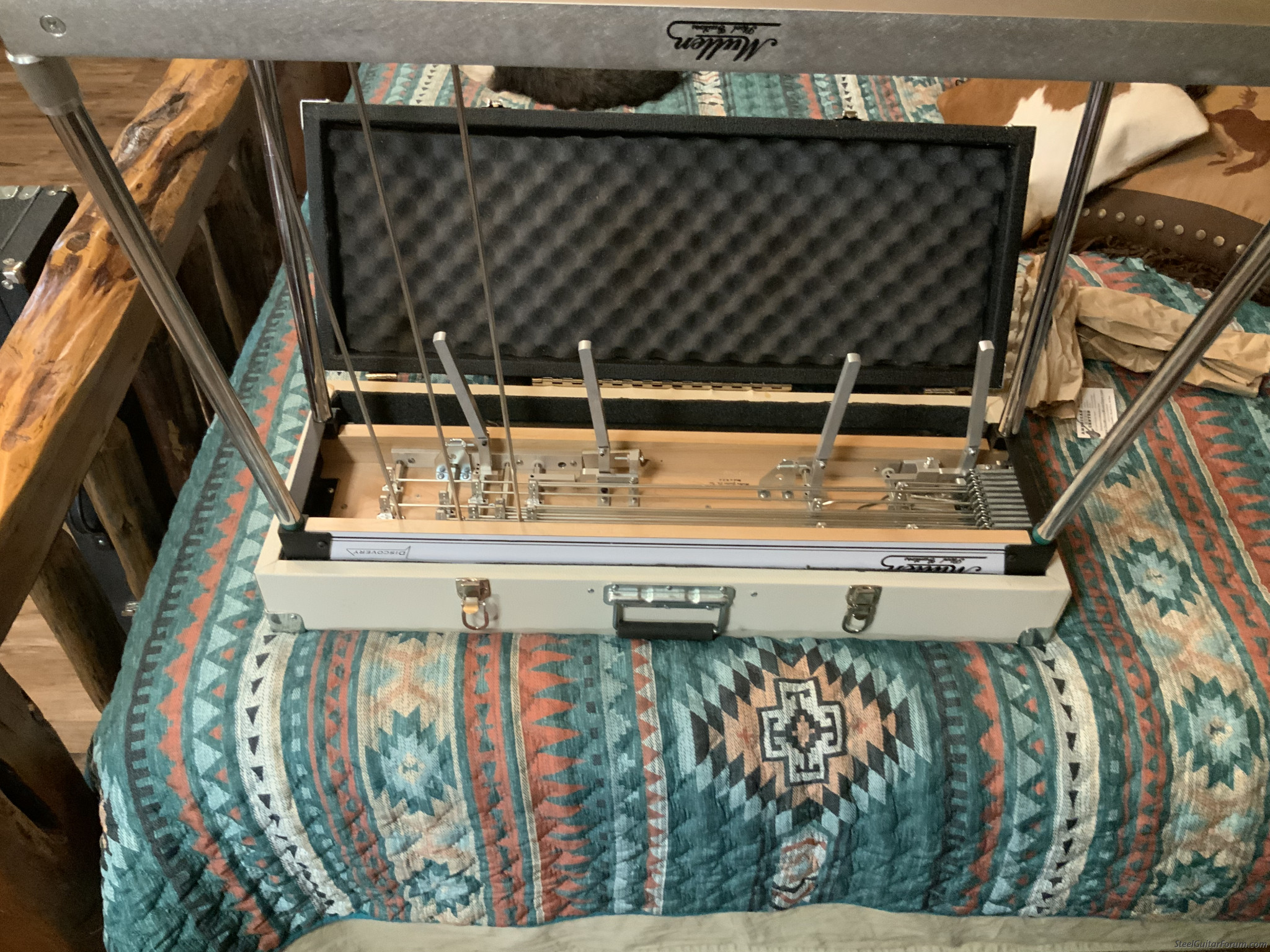 SOLD!!!!S10 White Mullen pedal Steel The Steel Guitar Forum